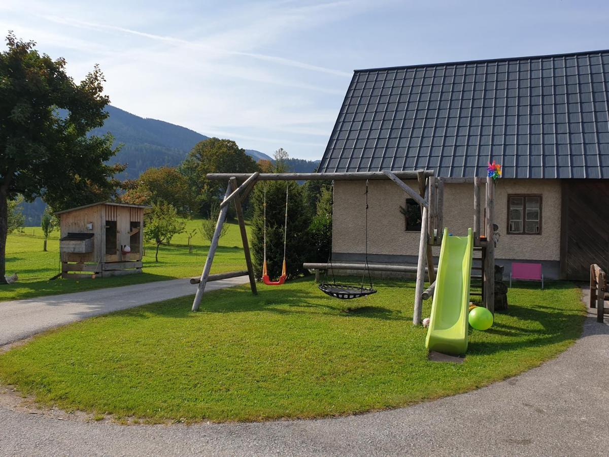 Biobauernhof Obereck Appartement Göstling an der Ybbs Buitenkant foto